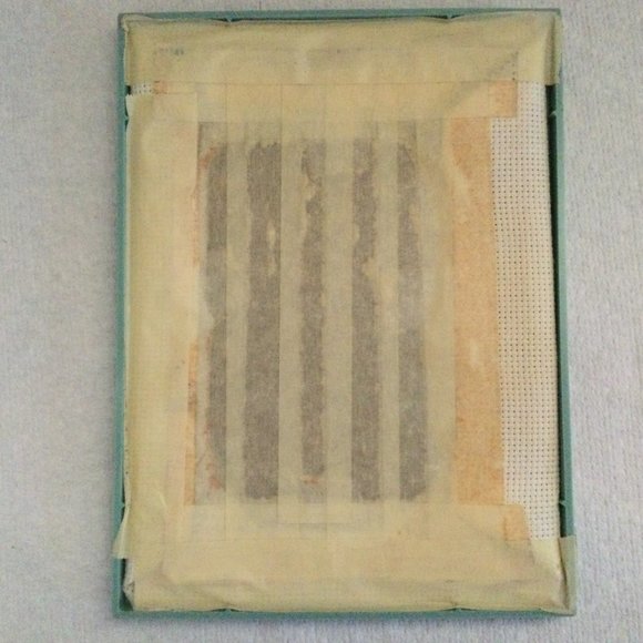 Janlynn BEAR - BLUE BOY SUIT Cross Stitch finished framed small home decor - Picture 5 of 5